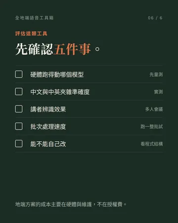 全地端 AI 語音工具箱 第 6 張