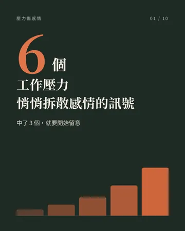 工作壓力悄悄拆散感情的 6 個訊號 封面
