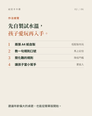 小小孩也能玩的卡卡頌：先自製試玩，再入手 第 2 張