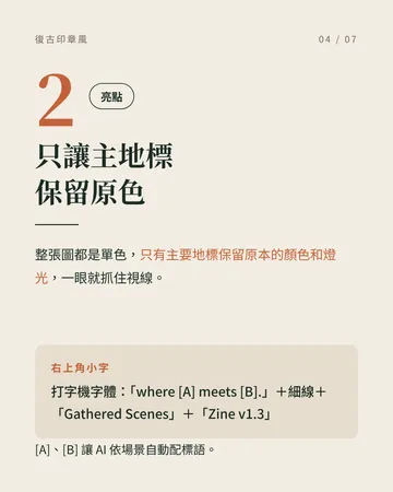 把旅行照片變成復古印刷風(附提示詞) 第 4 張