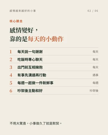 感情越來越好的情侶，每天在做的事 第 2 張