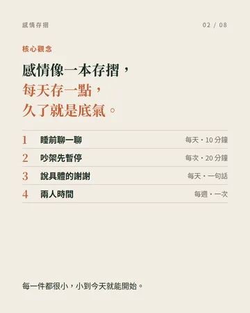 每天替感情存一點的四個小習慣 第 2 張