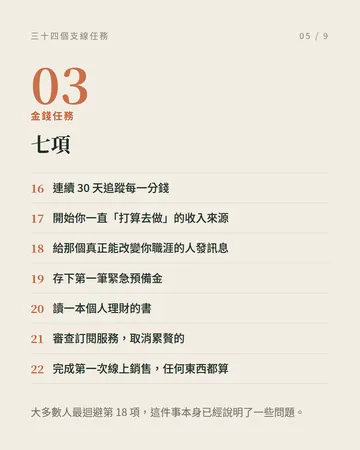 三十四個支線任務 第 5 張