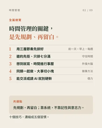 工作十年，我最愛的 10 個時間管理技巧 第 2 張