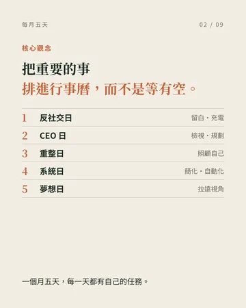 每個月都該留給自己的五個日子 第 2 張