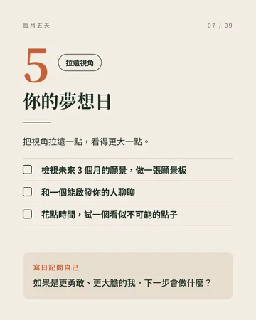 每個月都該留給自己的五個日子 第 7 張