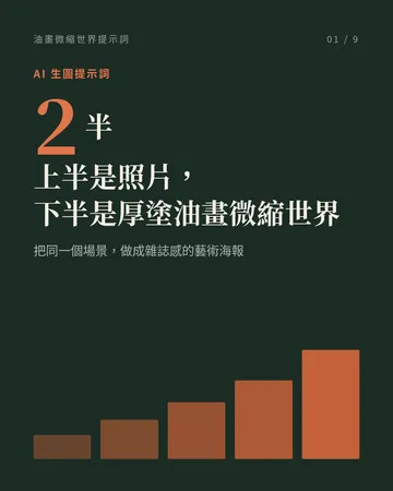 油畫微縮世界提示詞 封面
