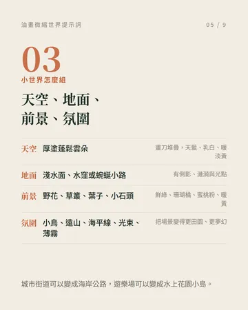 油畫微縮世界提示詞 第 5 張