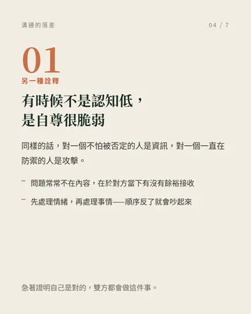 溝通的落差：我想解決問題，你在意的是態度 第 4 張