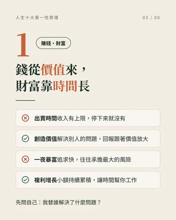 人生的十大第一性原理 第 3 張