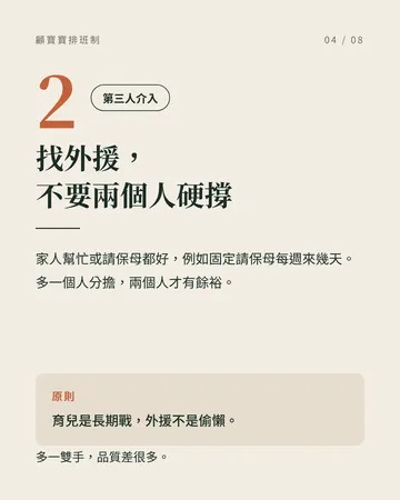 顧寶寶排班制:讓夫妻都能真正休息 第 4 張