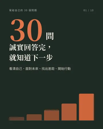寫給自己的 30 個問題 封面