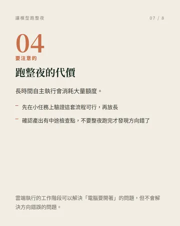 讓模型跑整夜任務的提示詞 第 7 張