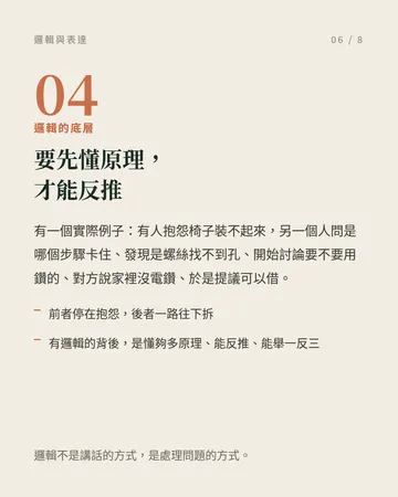 怎麼訓練邏輯思維與言語表達 第 6 張