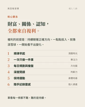 人生回報率最高的 6 個日常習慣 第 2 張