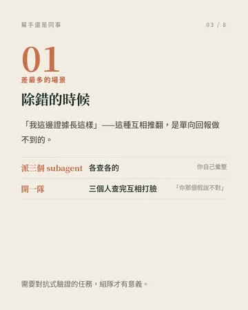 subagent 是幫手，Agent Teams 是同事 第 3 張