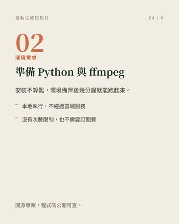 自動生成短影片:MoneyPrinterTurbo 第 4 張