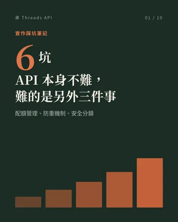 串 Threads API 的六個坑 封面